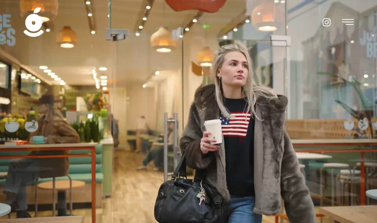 Juice Bros juice bar and cafe website by Jabu Designs