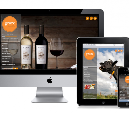 graze kitchen website development