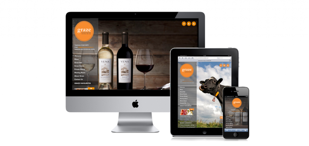 graze kitchen website development