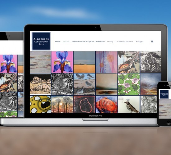 Aldeburgh arts website design