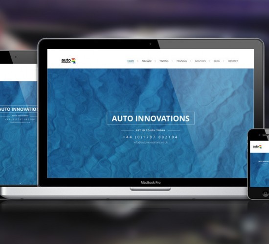 Auto Innovation website design