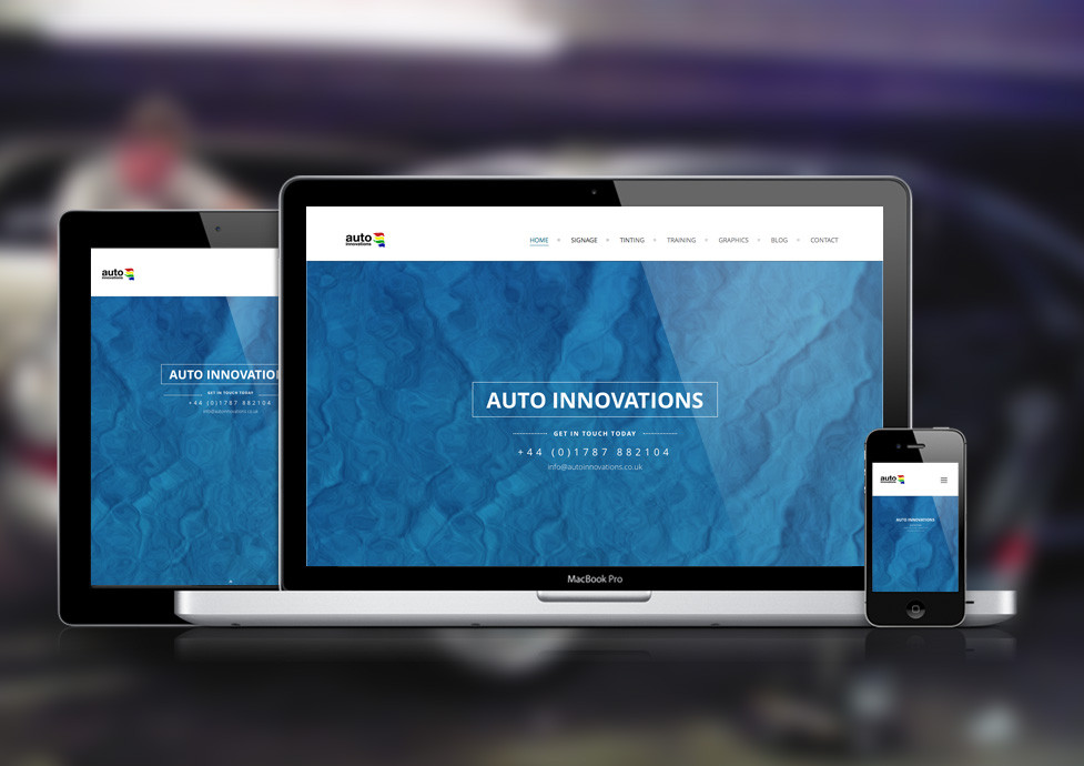 Auto Innovation website design