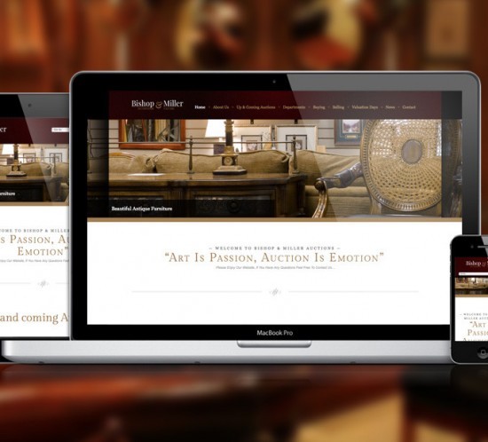 Bishop & Miller website development example