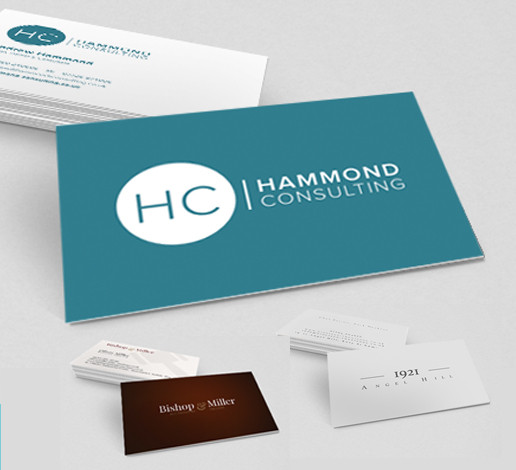 Hammon Consulting business cards design