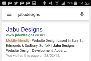 Jabu Designs Mobile Friendly