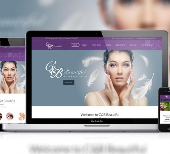C&B Beautiful Salon Website Design