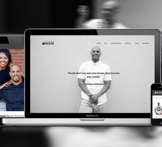 Jeremy Anderson Website Design