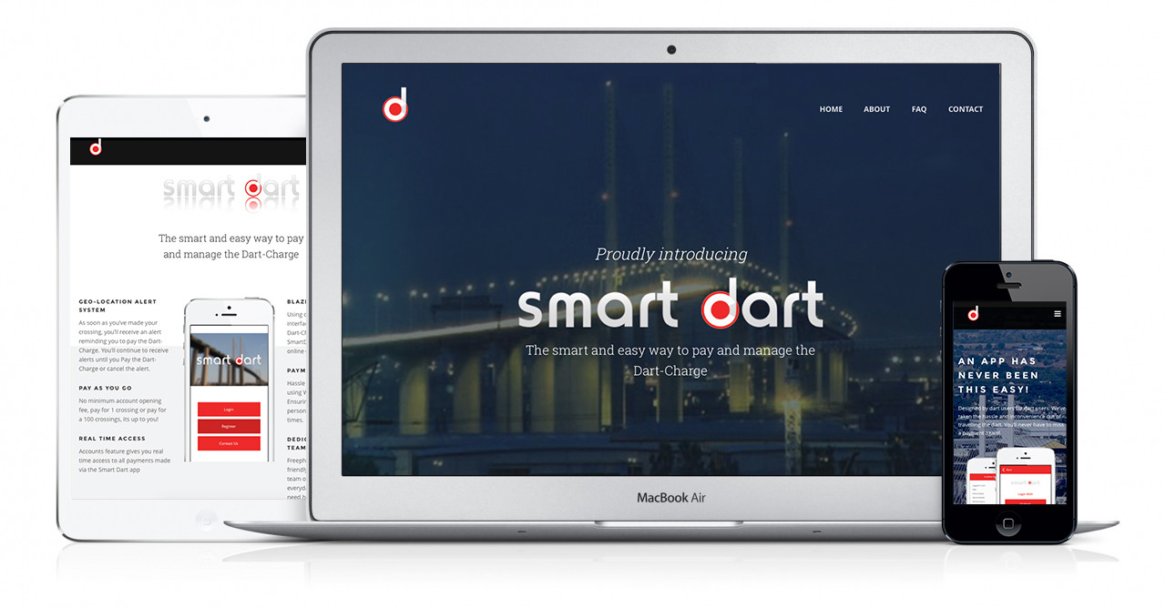 SmartDart Website Design