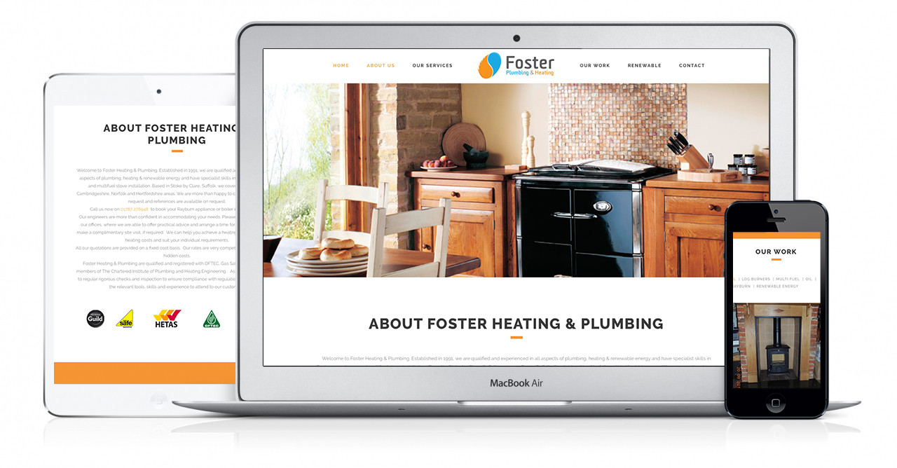 Foster Plumbing & Heating Website Design